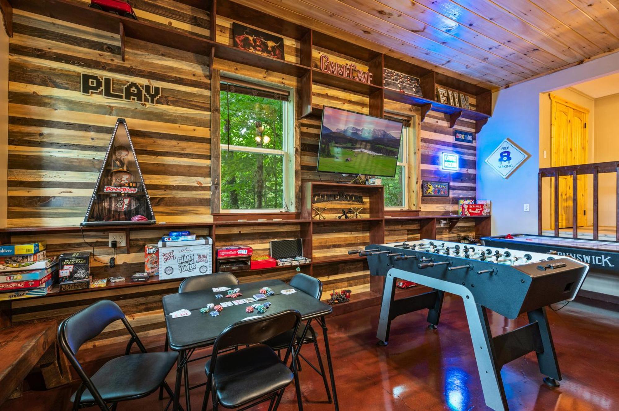Beautiful Chalet With Fireplace And Large Game Room Gatlinburg Exterior foto